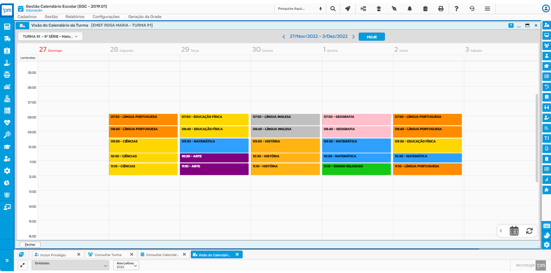 Software IPM Educação permite criar calendário escolar para o Município todo